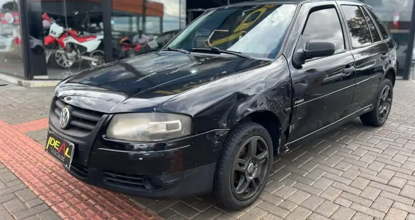 Volkswagen Gol 1.6 Mi Power - Preta - 2008/2009