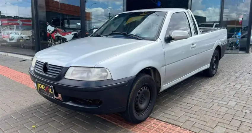 Volkswagen Saveiro 1.8 Mi - Prata - 2000/2001