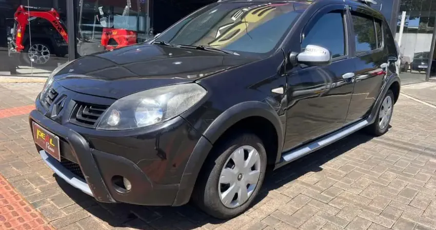 Renault Sandero Stepway - Preta - 2010/2011