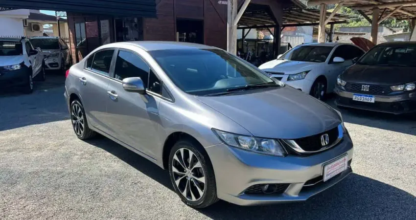 Honda Civic Sedan LXR 2.0 Flexone 16V Aut. 4p  - Cinza - 2015/2016