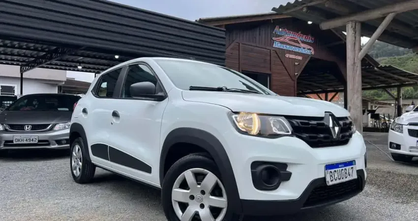 Renault Kwid Zen 1.0 Flex 12V 5p Mec.  - Branca - 2018/2019