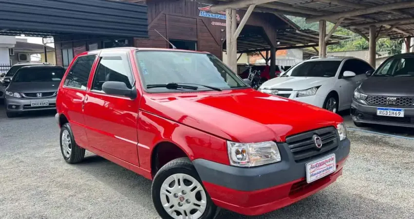 Fiat Uno Mille WAY ECONOMY 1.0 F.Flex 2p  - Vermelha - 2009/2010