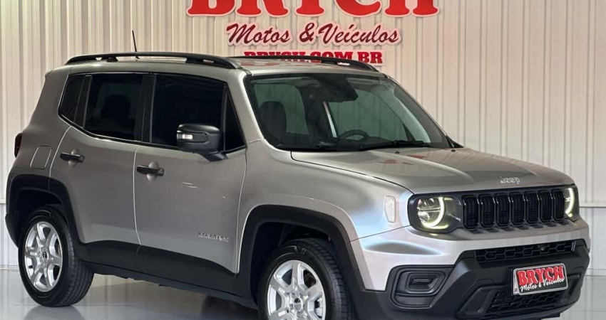 Jeep Renegade Sport T270 1.3 TB 4x2 Flex Aut. - Prata - 2023/2024
