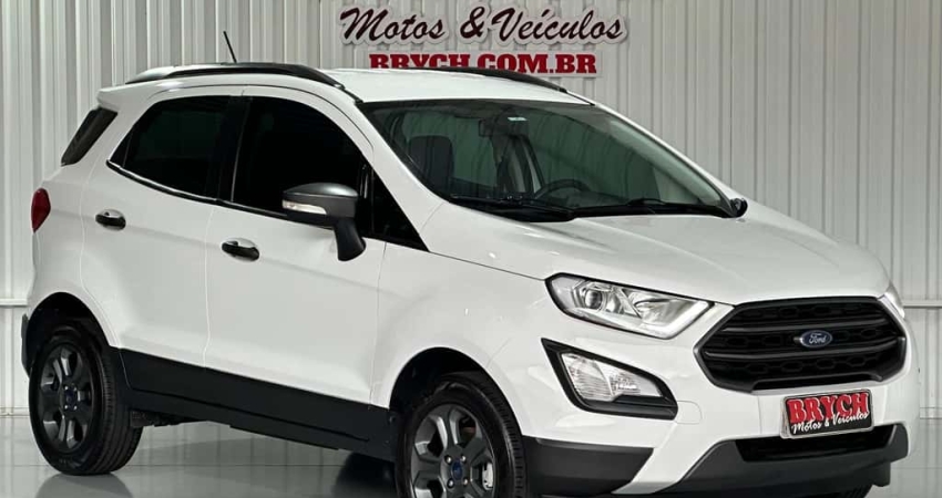 Ford EcoSport FREESTYLE 1.5 12V Flex 5p Mec.  - Branca - 2018/2019
