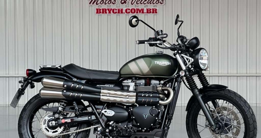 Triumph Street SCRAMBLER 900cc ABS - Verde - 2021/2022