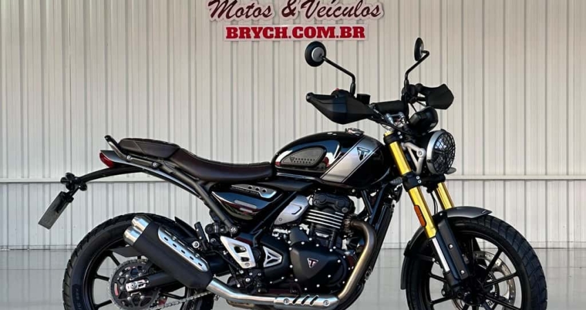 Triumph Scrambler 400 X ABS - Preta - 2024/2025