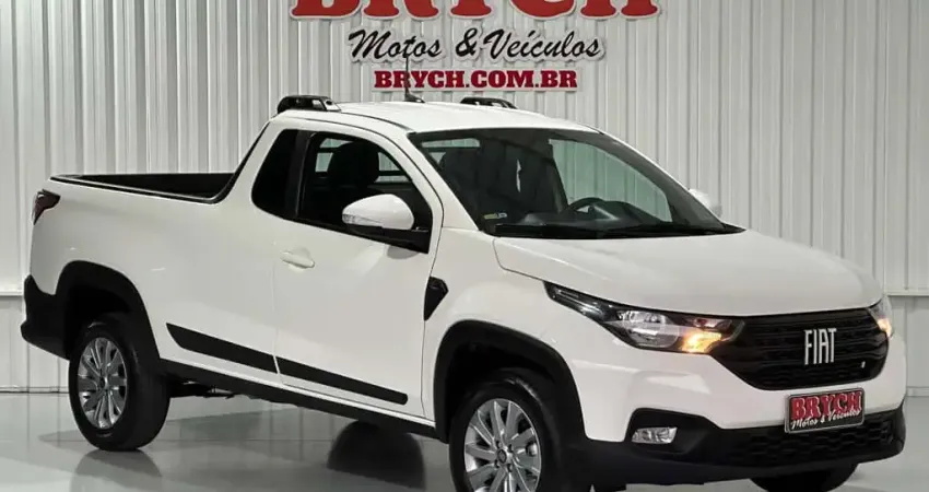 Fiat Strada Freedom 1.3 Flex 8V  CS Plus  - Branca - 2021/2022