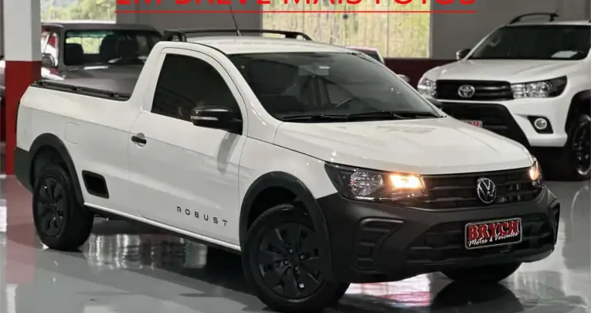 Volkswagen Saveiro Robust 1.6 Total Flex 8V  - Branca - 2023/2024
