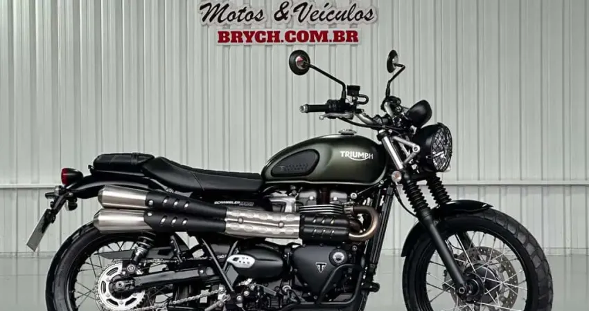 Triumph Scrambler 900cc ABS - Verde - 2022/2023