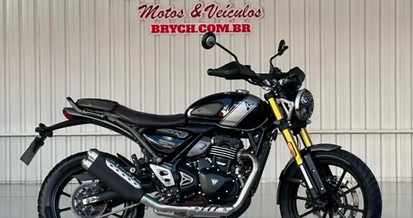Triumph Scrambler 400 X ABS - Preta - 2024/2024