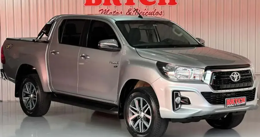 Toyota Hilux CD SRV 4x4 2.7 Flex 16V Aut.  - Prata - 2019/2020