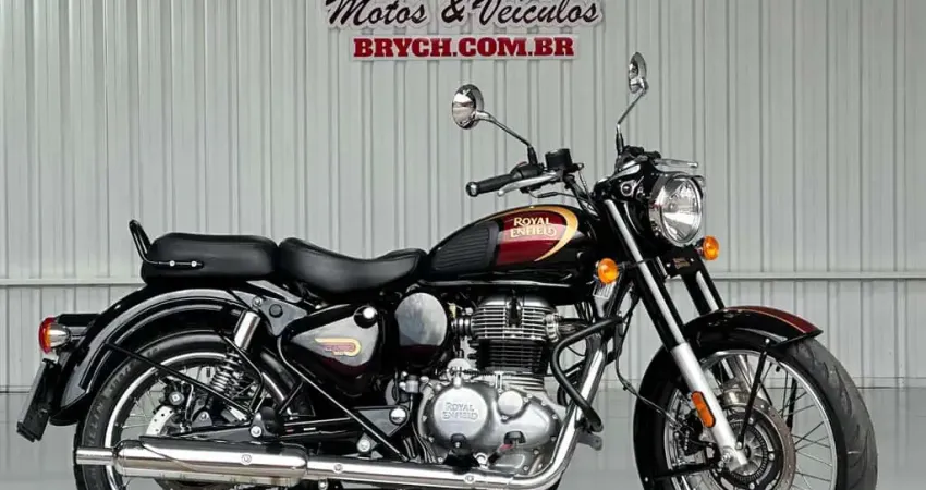 Royal Enfield Classic HALCYON  BLACK 350 ABS - Preta - 2023/2023