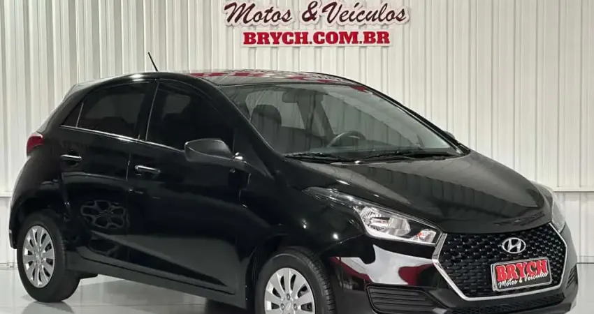Hyundai HB20 UNIQUE  - Preta - 2019/2019