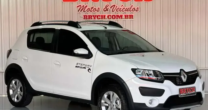 Renault Sandero STEPWAY Flex 1.6 16V 5p  - Branca - 2017/2018