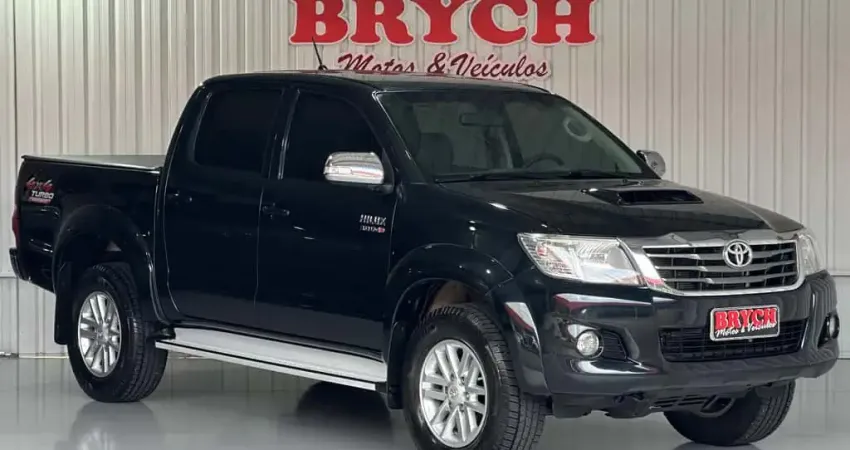Toyota Hilux CD SRV D4-D 4x4 3.0 TDI Diesel Aut  - Preta - 2012/2012