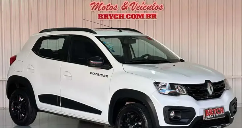 Renault Kwid OUTSIDER 1.0 Flex 12V 5p Mec.  - Branca - 2020/2021