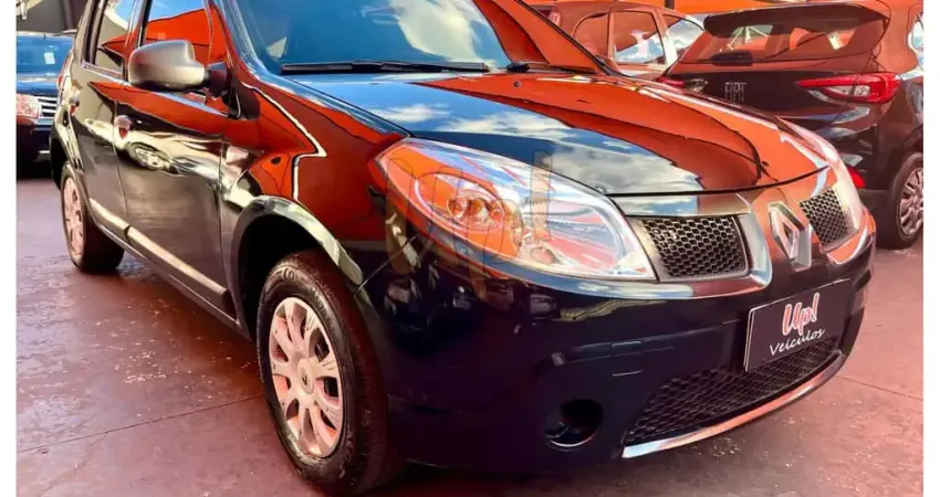 Renault Sandero EXP1016V - Preta - 2009/2010