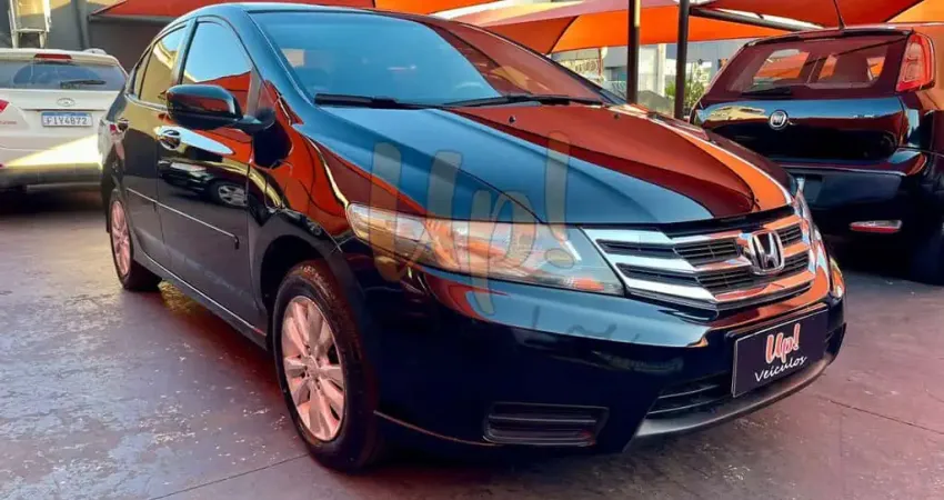 Honda City LX FLEX - Preta - 2013/2013