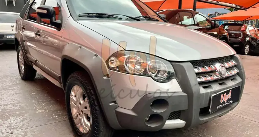 Fiat Palio WK ADVEN FLEX - Prata - 2011/2012