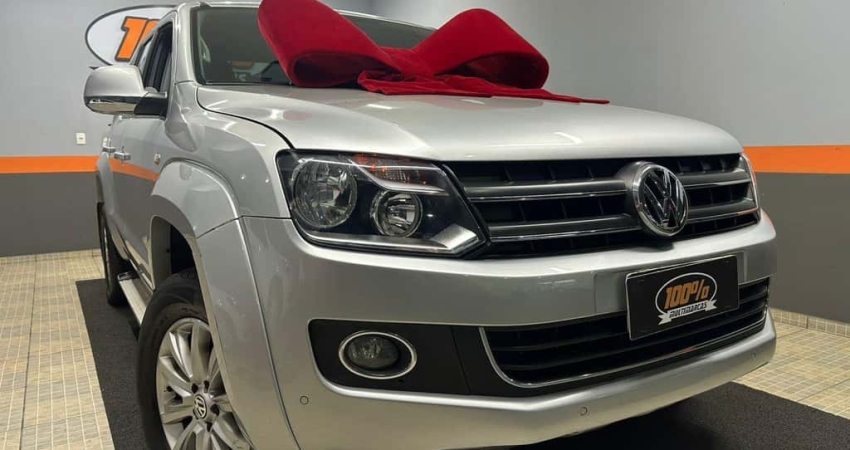 Volkswagen Amarok /VW  CD 4X4 HIGH - Prata - 2014/2014