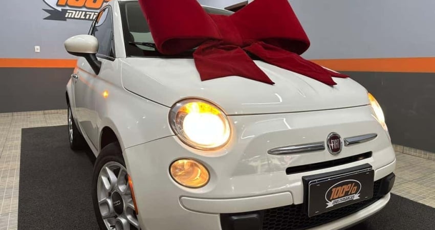 Fiat 500 /  CULT DUAL - Branca - 2015/2015