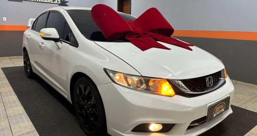Honda Civic LXR - Branca - 2014/2015
