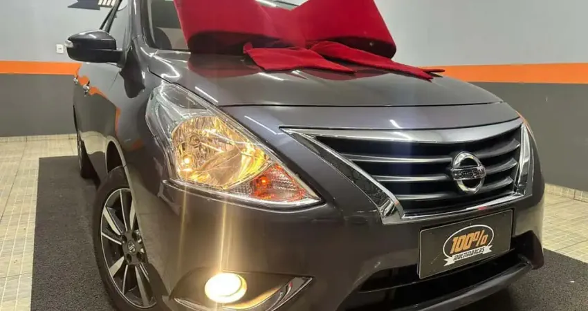 Nissan Versa 16SL CVT - Cinza - 2018/2018