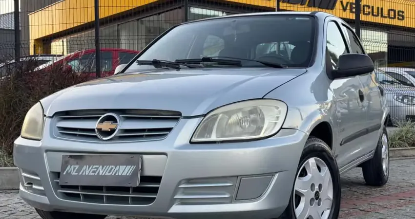 Chevrolet Celta Spirit/ LT 1.0 MPFI 8V FlexP. 5p  - Prata - 2009/2010
