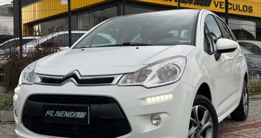 Citroën C3 Tendance Pure Tech 1.2 Flex 12V Mec.  - Branca - 2016/2017