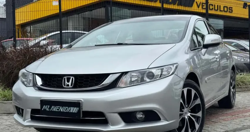 Honda Civic Sedan LXR 2.0 Flexone 16V Aut. 4p  - Prata - 2015/2016