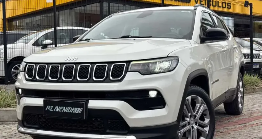 Jeep Compass Long. T270 1.3 TB 4x2 Flex Aut.  - Branca - 2021/2022