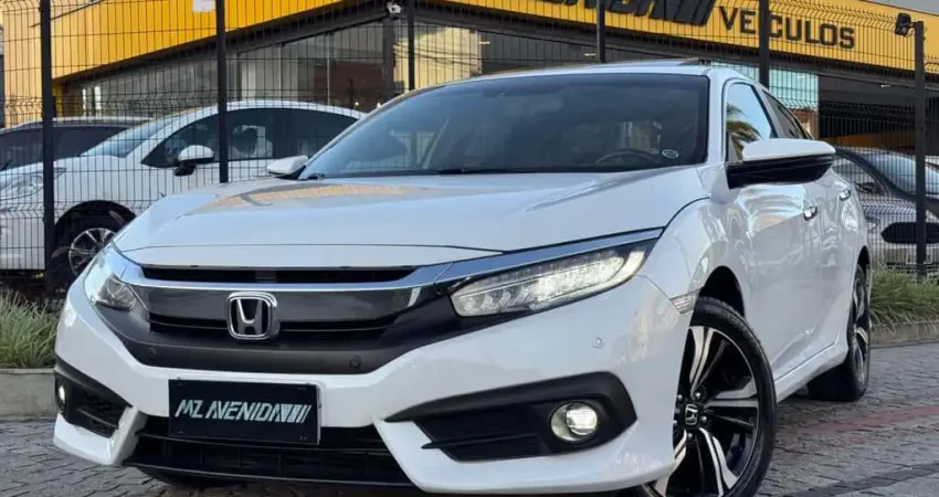Honda Civic TOURING 1.5 Turbo Aut. 2017 - Branca - 2016/2017