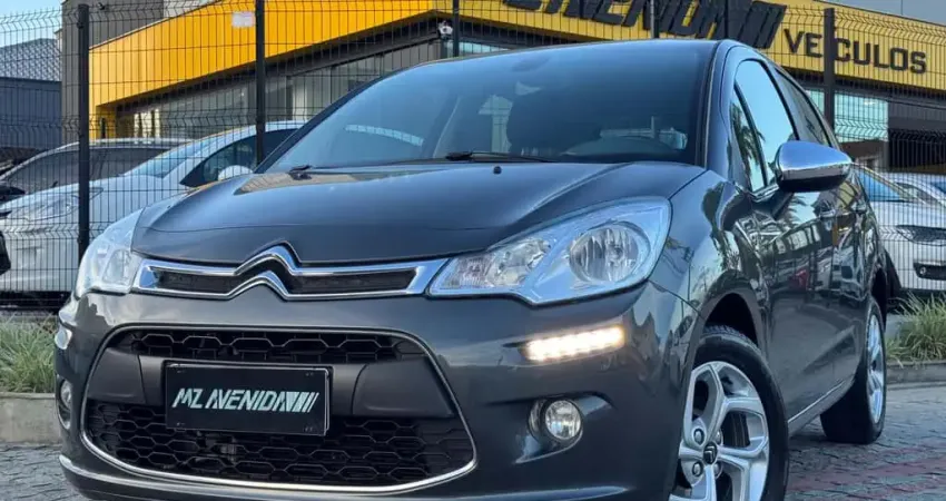 Citroën C3 Exclusive 1.6 VTi FlexStart Aut 2018 - Cinza - 2017/2018