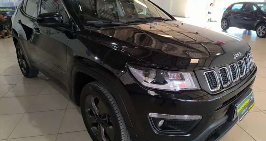 Jeep Compass LONGITUDE F 2.0 - Preta - 2018/2018