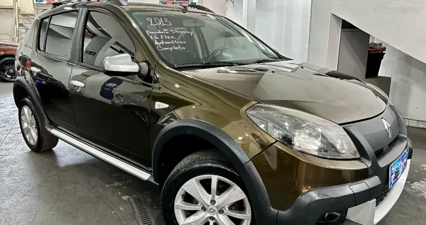 RENAULT Sandero Stepway 1.6 Flex - AUTOMÁTICO (DP-0) Completo 2012/2013