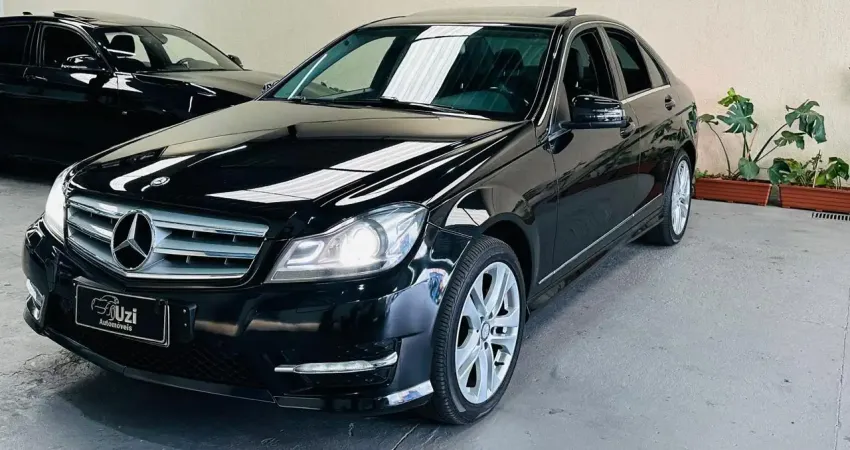 Mercedes Benz C200 Advantage 1.8 turbo 2014 Completo teto Solar
