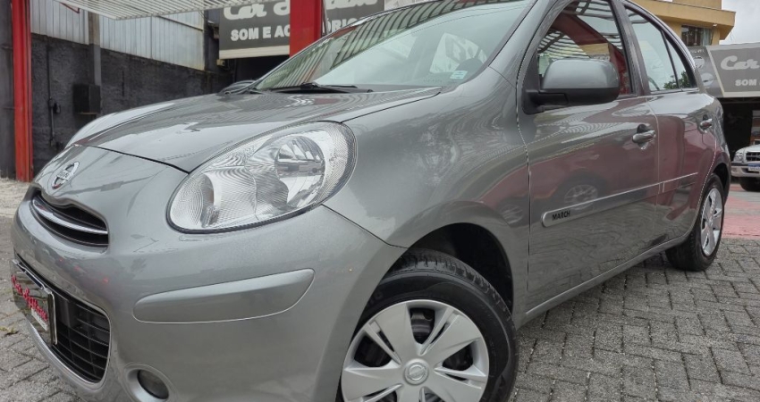 NISSAN MARCH 1.6 S 2014 COMPLETO IMPECAVEL