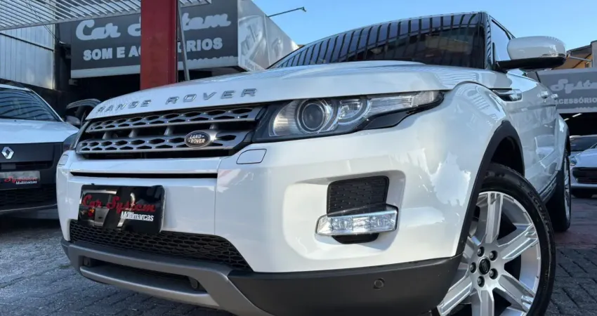 Land Rover Evoque 2.0 Prestige 2013 Branca com Teto Panorâmico – Exclusividade e Elegância