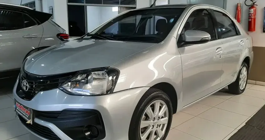 TOYOTA ETIOS 1.5 X PLUS SEDAN AUTOMÁTICO FLEX ANO 2020 COMPLETO 
