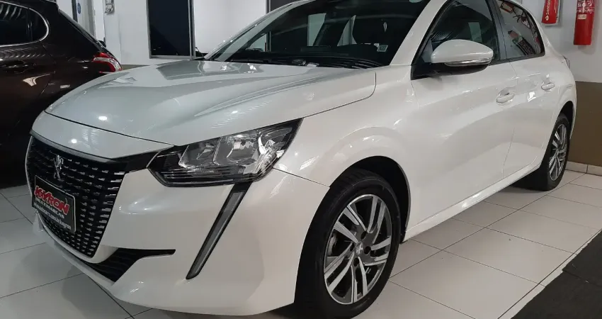 208 ALLURE 1.6 AUTOMÁTICO 6 MARCHAS FLEX ANO 2022 COMPLETO BANCO DE COURO BOTÃO START/STOP 