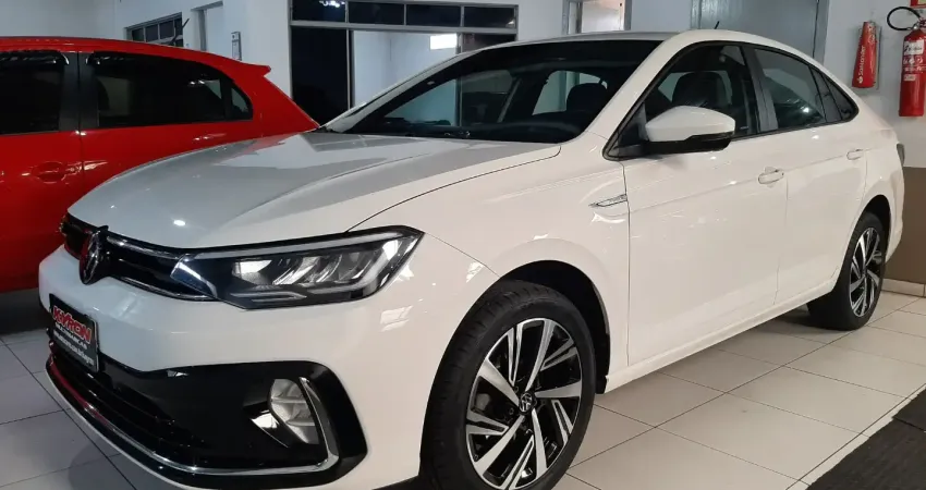 VIRTUS 1.0 200 TSI HIGHLINE TURBO AUTOMÁTICO FLEX ANO 2024 COMPLETO PAINEL TFT DIGITAL 