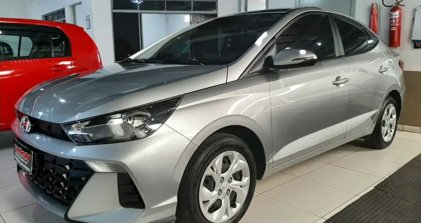 HB20S 1.0 COMFORT PLUS SEDAN FLEX ANO 2024 COMPLETO SOM TELA MULTIMÍDIA ORIGINAL  