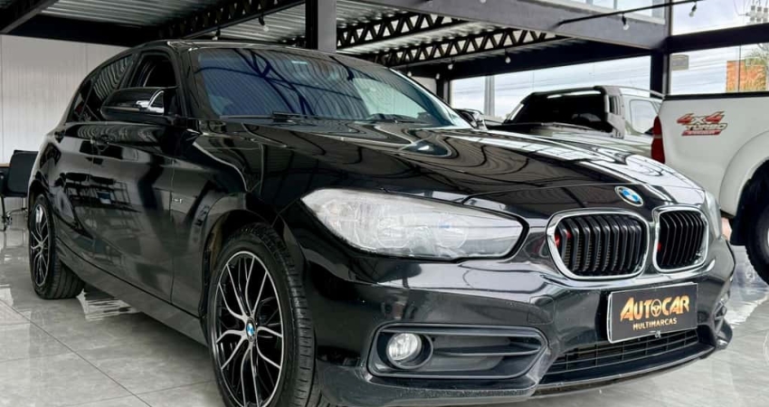 BMW 120i ACTIVE FLEX - Preta - 2015/2016