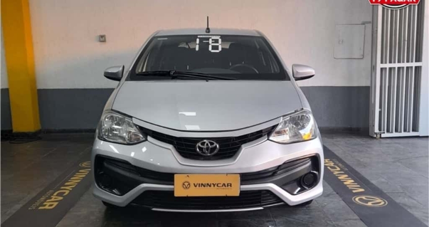 Toyota Etios 2018 1.3 x 16v flex 4p automático