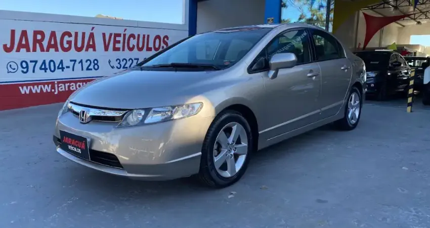 Civic 1.8 Lxs 2007 Gasolina Super Conservado