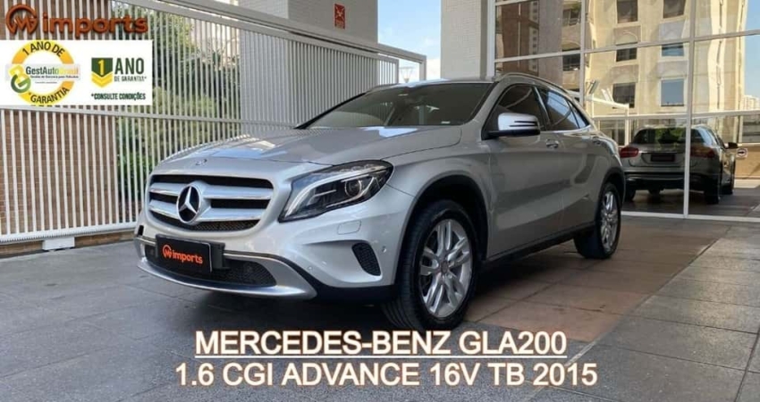 Mercedes-benz Gla 200 2015 1.6 cgi advance 16v turbo flex 4p automático