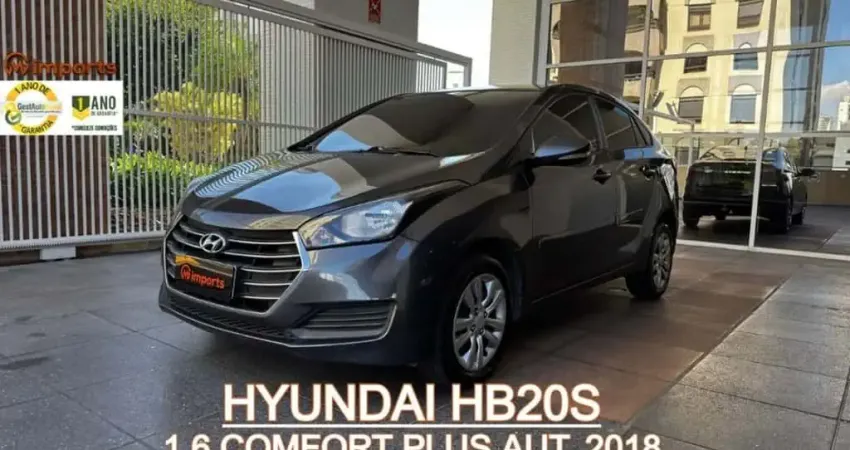 Hyundai Hb20s 2018 1.6 comfort plus 16v flex 4p automático