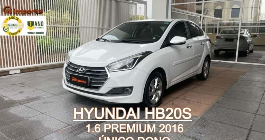 Hyundai Hb20s 2016 1.6 premium 16v flex 4p automático