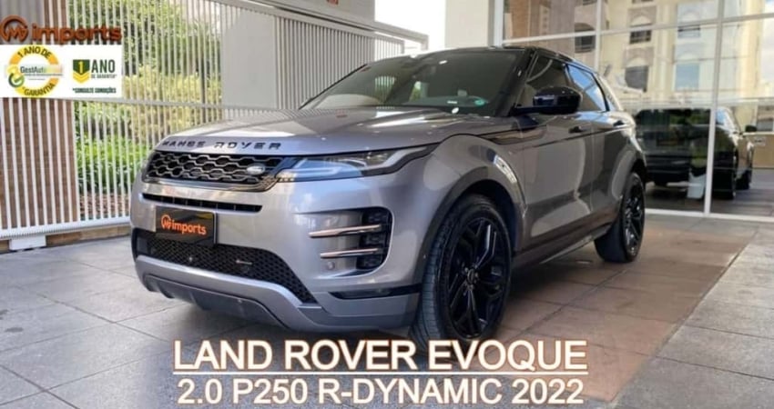 Land rover Range rover evoque 2022 2.0 p250 flex r-dynamic hse awd automático