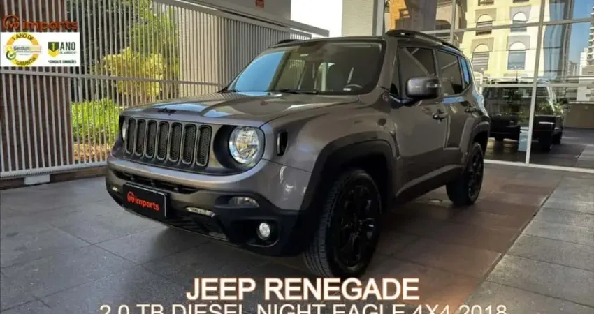 Jeep Renegade 2018 2.0 16v turbo diesel night eagle 4p 4x4 automático
